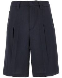 C.9.3 - Wool-Blend Canvas Bermuda Shorts - Lyst