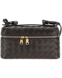 Bottega Veneta - Leather 'Bang Bang' Vanity Case Bag - Lyst