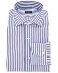 Finamore 1925 - 'Milano' Striped Cotton Shirt - Lyst