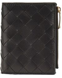 Bottega Veneta - Intrecciato Nappa Leather Bi-Fold Wallet - Lyst