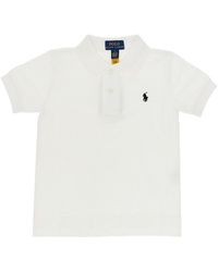 Ralph Lauren - Piquet Polo Shirt With Logo Embroidery Kids - Lyst