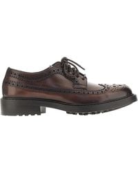 JUAN LACARCEL BY CALCE - Brushed Leather Lace-Up Shoes 42 - Lyst