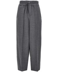 Ami Paris - Ami Wool Pants With Elasticated Waist - Lyst