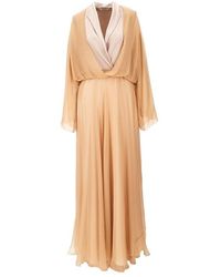 Alberta Ferretti - Maxi Abito - Lyst