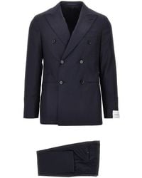 Caruso - 'Aida' Double-Breasted Wool Tailored Suit - Lyst
