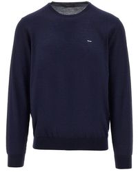 Prada - Superfine Wool Crewneck Sweater - Lyst