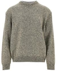 Jacquemus - Merino Wool Sweater With Logo Intarsia - Lyst