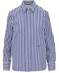 Givenchy - Striped Cotton Poplin Shirt - Lyst