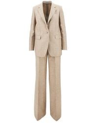 Tagliatore - 'Adrianne' Linen-Blend Tailored Suit - Lyst