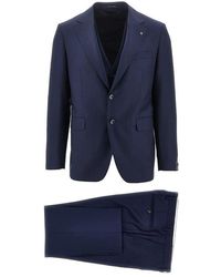 Tagliatore - Super 110S Wool Three-Piece Tailored Suit - Lyst
