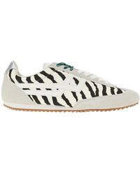 Pro Keds - Zebra-Striped Calf-Hair 'Racer 77' Sneakers - Lyst