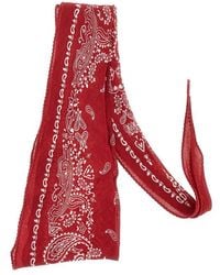 Destin - Cashmere-Blend Scarf With Bandana Motif - Lyst