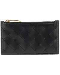 Bottega Veneta - Intrecciato Nappa Leather Cardholder Pouch - Lyst