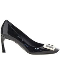 Roger Vivier - Patent Leather Belle Vivier Trompette Pumps - Lyst