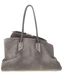 The Attico - Suede Leather Medium 'La Passeggiata' Bag - Lyst