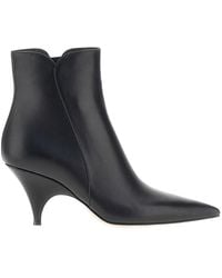 Gianvito Rossi - 'Sofia' Leather Booties - Lyst