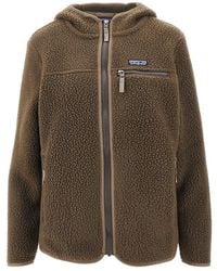 Patagonia - Hooded Retro Fleece Jacket - Lyst