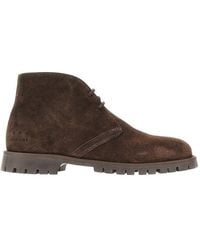 COPENHAGEN - Suede Leather Ankle Boots - Lyst