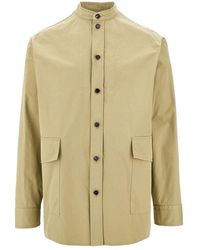 Bottega Veneta - Cotton Twill Overshirt - Lyst