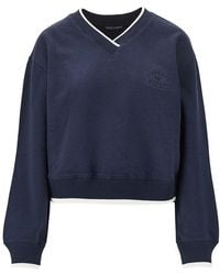 EA BODYWEAR - V-Neck Sweatshirt - Lyst