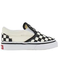 Vans - Classic Slip-On Checkerboard Sneakers Kids - Lyst