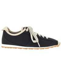 Jacquemus - 'Les Tennis' Leather And Canvas Sneakers - Lyst