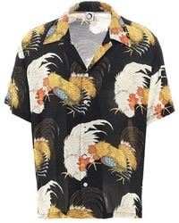 Endless Joy - 'Roosters' Silk Shirt - Lyst