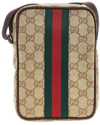 Gucci - Gg Supreme Crossbody Mini Bag - Lyst
