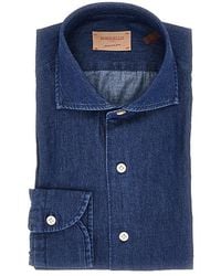 Borriello - Lightweight Denim Shirt - Lyst