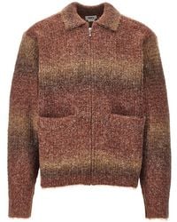 Obey - 'Anton Gradient' Full-Zip Cardigan - Lyst