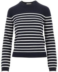 Weekend by Maxmara - Knitted Sweater With Striped Motif - Lyst