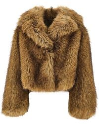 Stand Studio - 'Samara' Faux Fur Jacket - Lyst