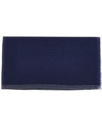 Brunello Cucinelli - Cashmere And Wool Scarf - Lyst