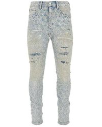Purple Brand - Jacquard Monogram P001 Jeans - Lyst