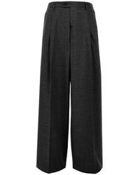 MARSĒM - Wool-Blend Pants With Dart - Lyst