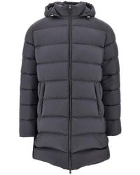 Herno - Nylon Microfiber Goose Down Parka Coat - Lyst