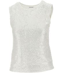 P.A.R.O.S.H. - P. A.R. O.S. H. Sequinned Top - Lyst