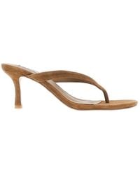 Senso - 'Farah' Suede Leather Heeled Slides - Lyst