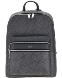 Ferragamo - Monogram' Coated Canvas Backpack - Lyst
