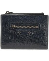 Balenciaga - 'Le City' Leather Bi-Fold Wallet - Lyst