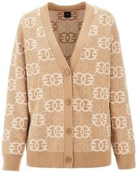 Pinko - Jacquard Viscose-Blend Cardigan - Lyst