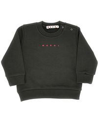 Marni - Logo Print Crewneck Sweatshirt Kids - Lyst
