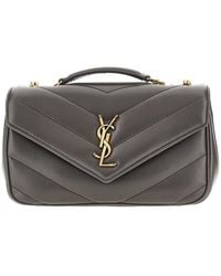 Saint Laurent - Quilted Nappa Leather Small 'Loulou' Bag - Lyst