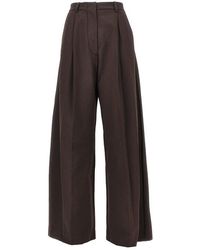 THE LATEST - 'Billie' Wide-Leg Wool-Blend Pants - Lyst