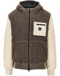 Mauna Kea - Sherpa Fleece And Nylon Blouson Jacket - Lyst