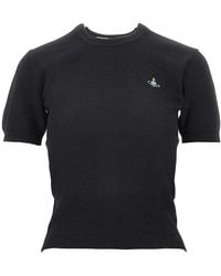 Vivienne Westwood - 'Bea' Knitted T-Shirt - Lyst