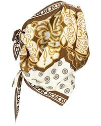 La DoubleJ - Silk 'Full-On' Foulard Top - Lyst