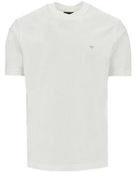 Emporio Armani - Travel Essential Lyocell And Cotton T-Shirt - Lyst