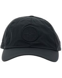 Stone Island - Econyl Baseball Cap With Logo Embroidery - Lyst