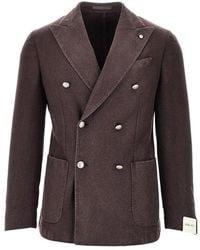 L.B.M. 1911 - L. B.M. 1911 'Tom' Flannel Double-Breasted Jacket - Lyst